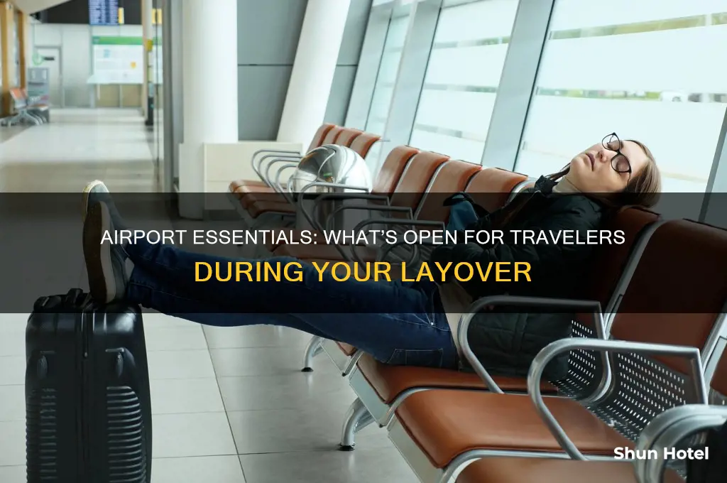 what is open at the airport