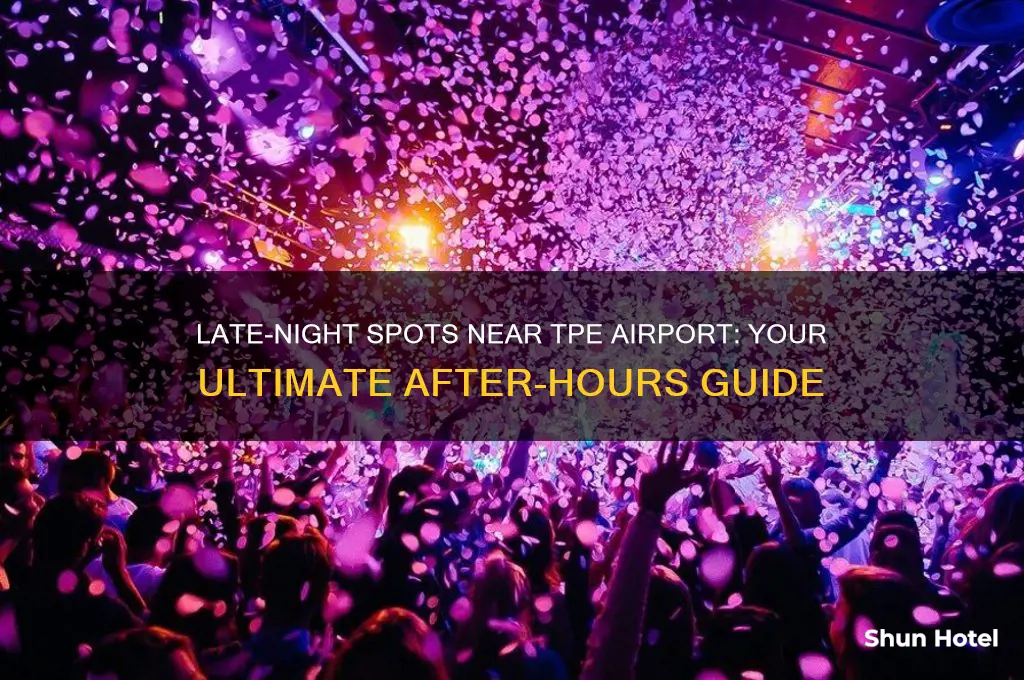 what is open late at night near tpe airport