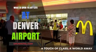 Denver Airport Late-Night Dining: Your Guide to Open Eateries