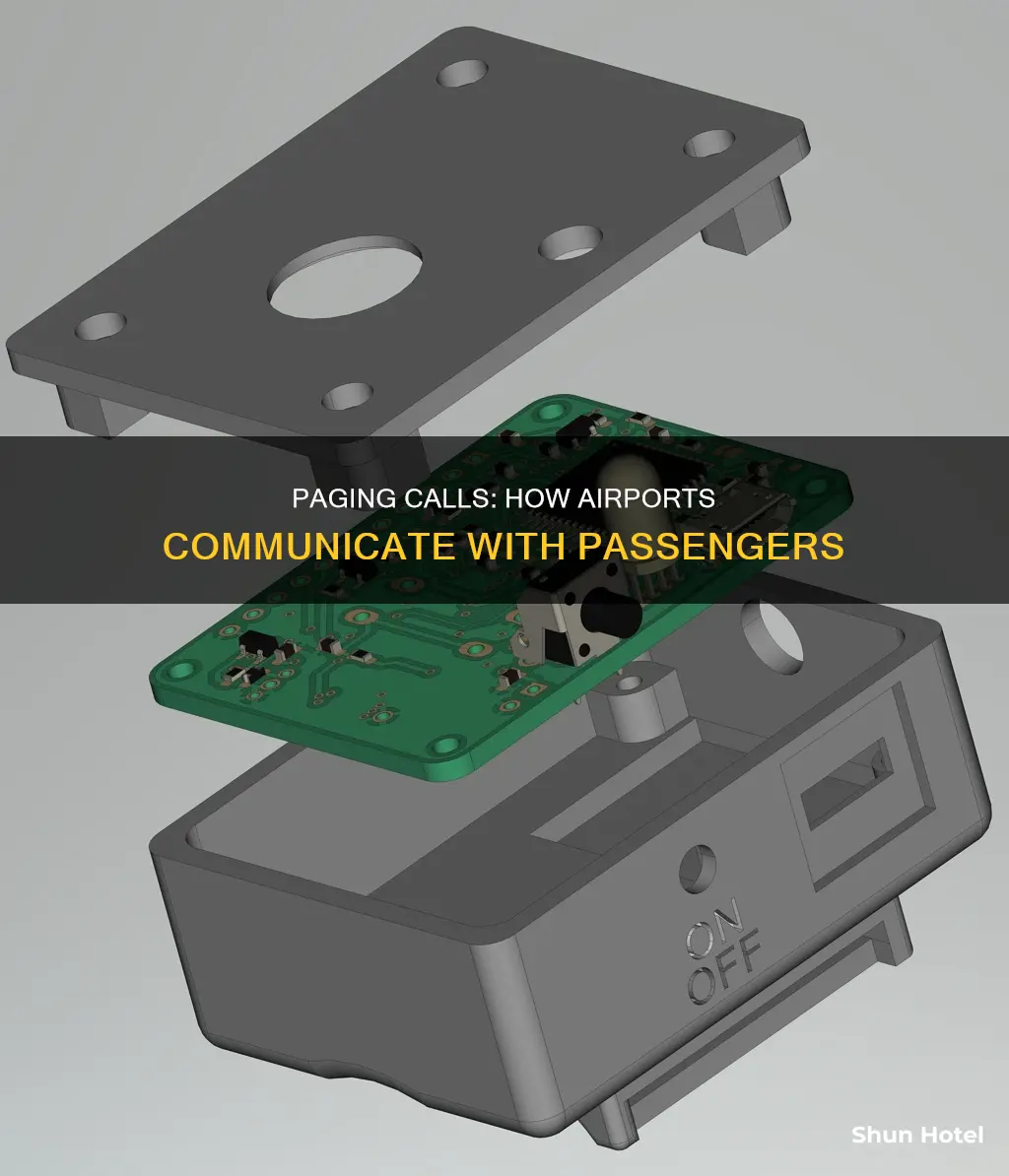 what is paging call in airport