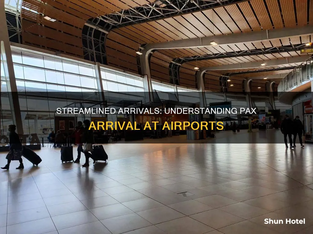 what is pax arrival at airport