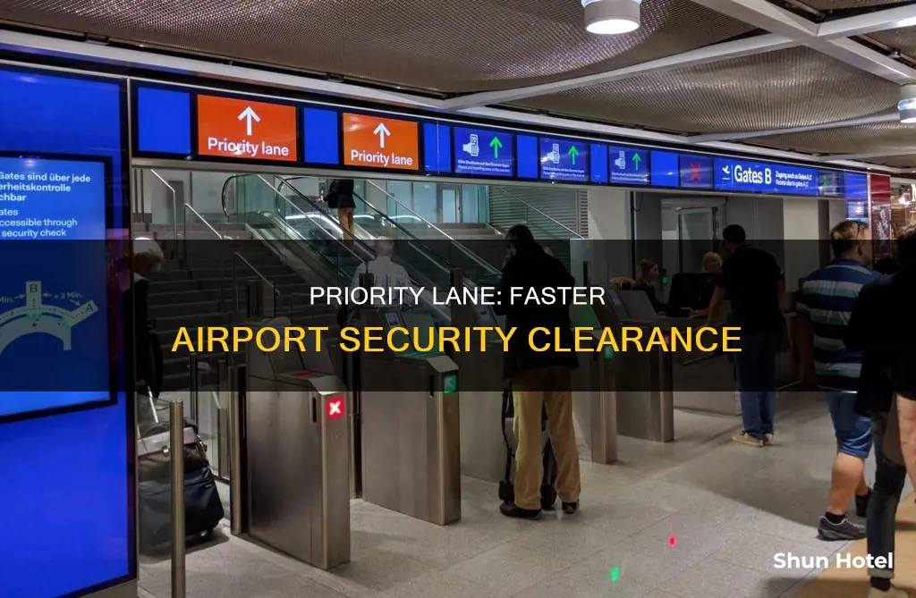 what is priority lane in airport