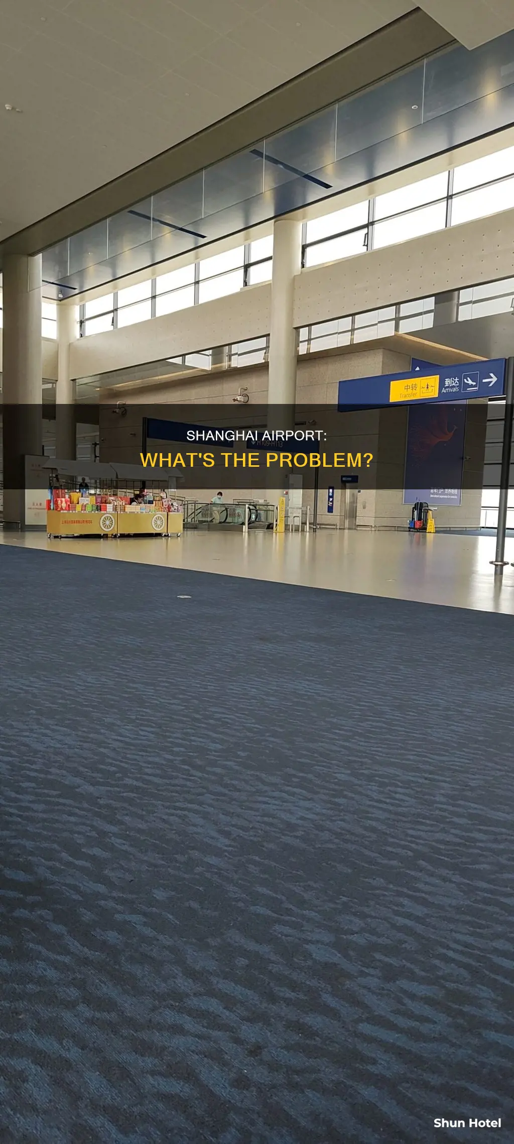 what is problem at shanghai airport