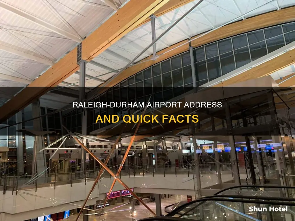 what is raleigh durmham airport addreess