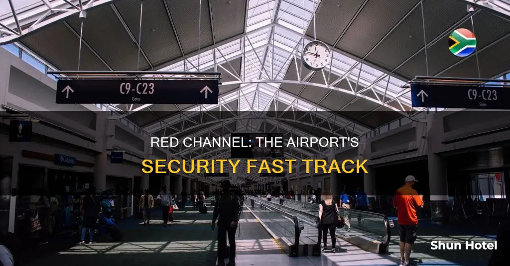 what is red channel in airport
