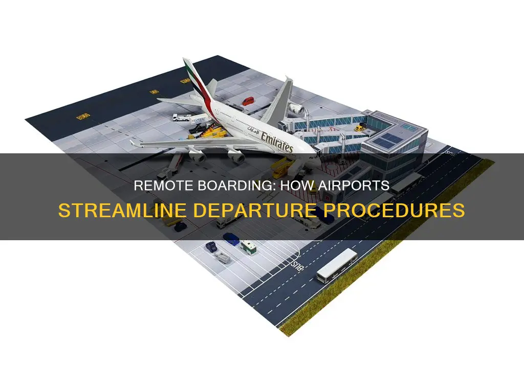 what is remote boarding in airports