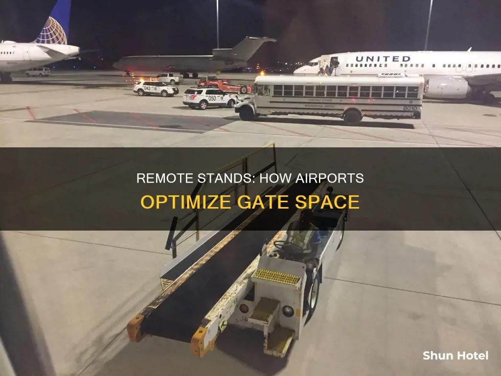 what is remote stand in airports