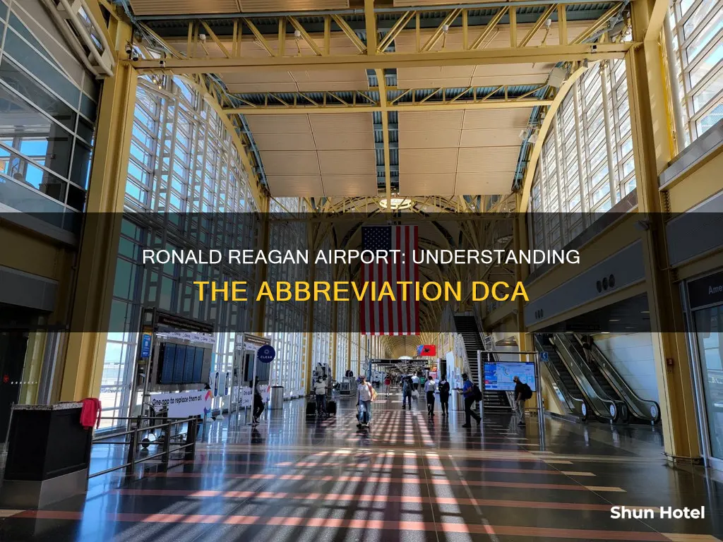 what is ronald reagon airport abbreviation
