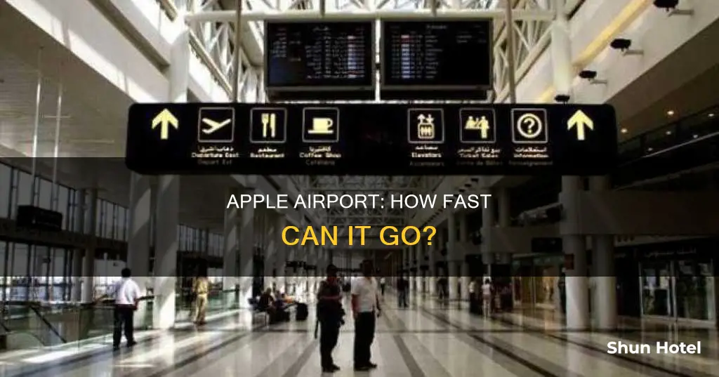 what is speed of apple airport
