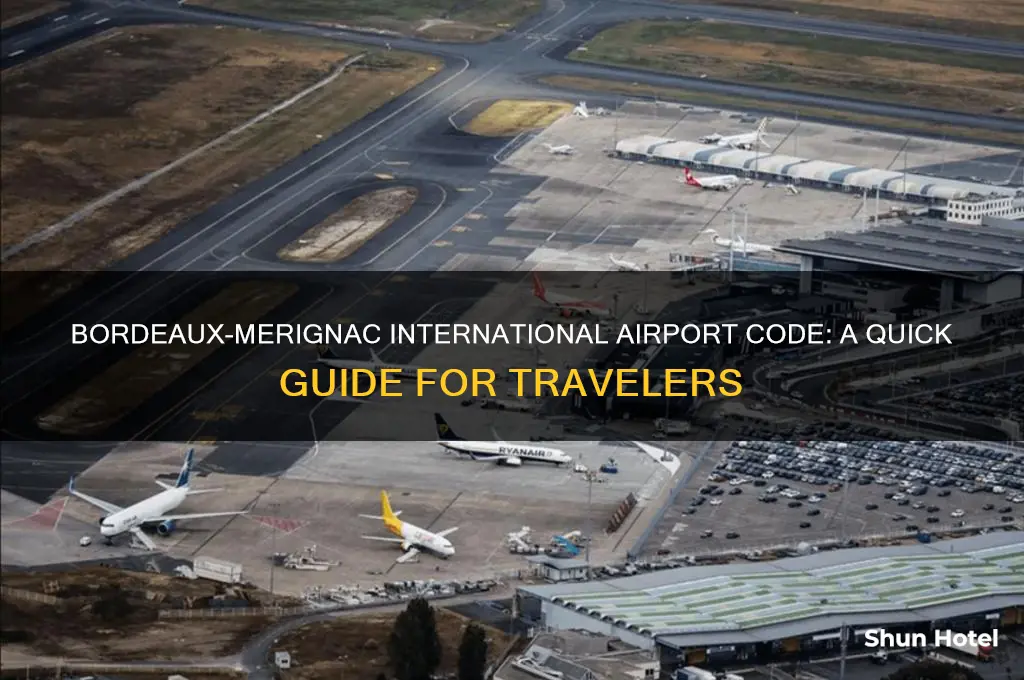 what is the airport code for bordeaux-merignac international airport
