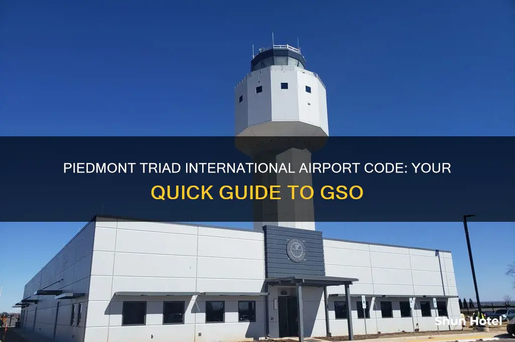 what is the airport code for piedmont triad international airport