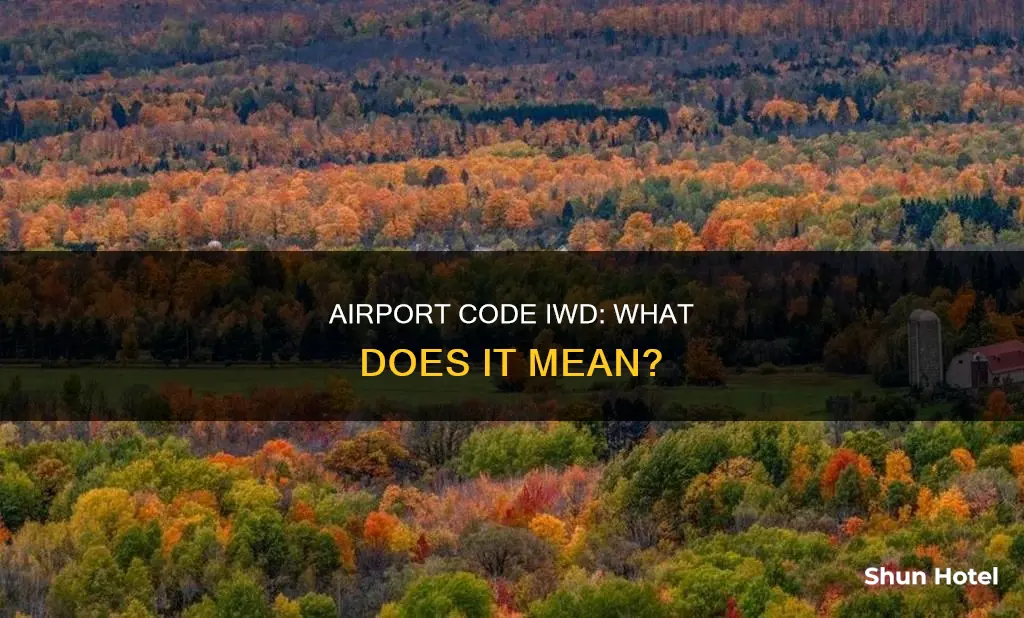 what is the airport code iwd