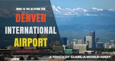 Denver International Airport's Altitude: How High Above Sea Level?
