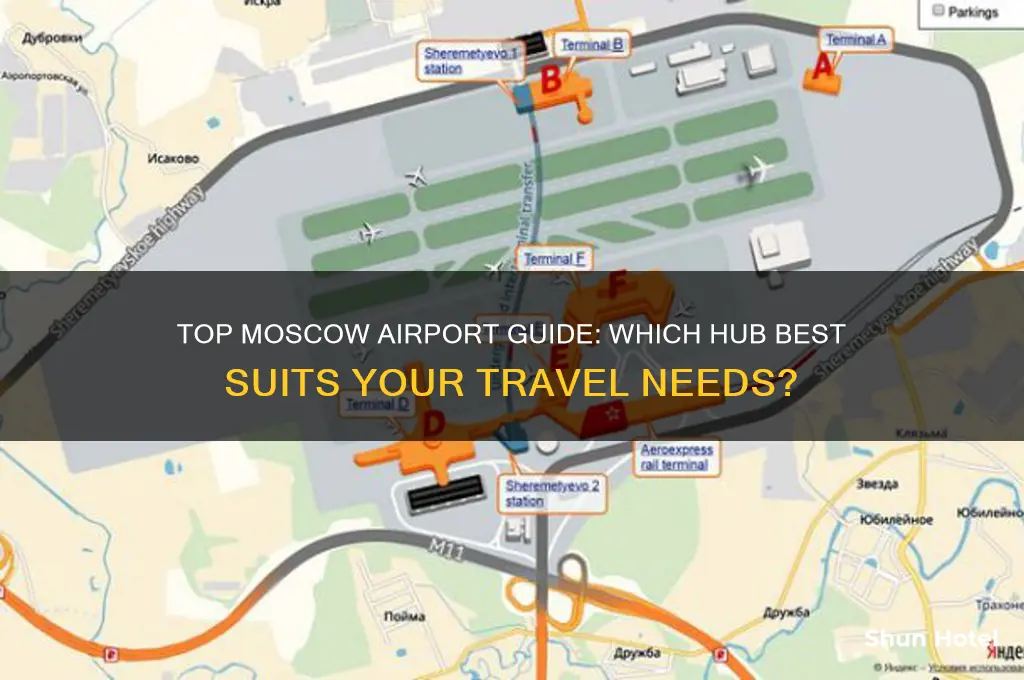 what is the best airport to fly into moscow