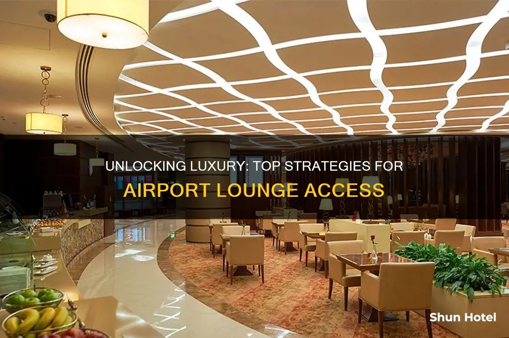what is the best way to get airport lounge access