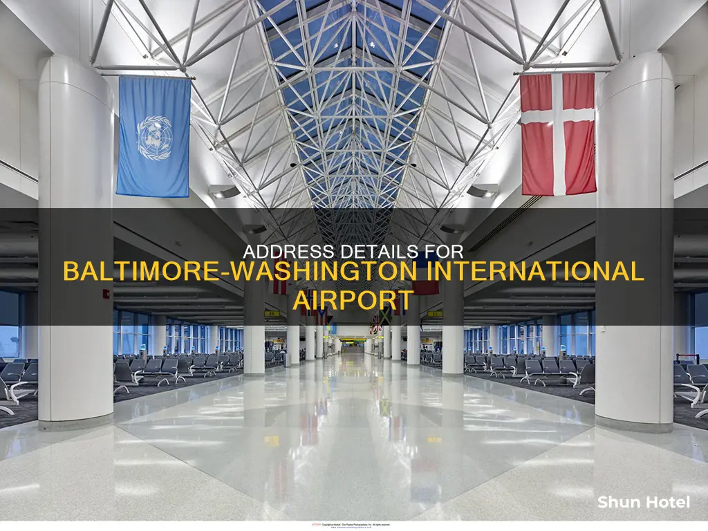 what is the bwi airport address