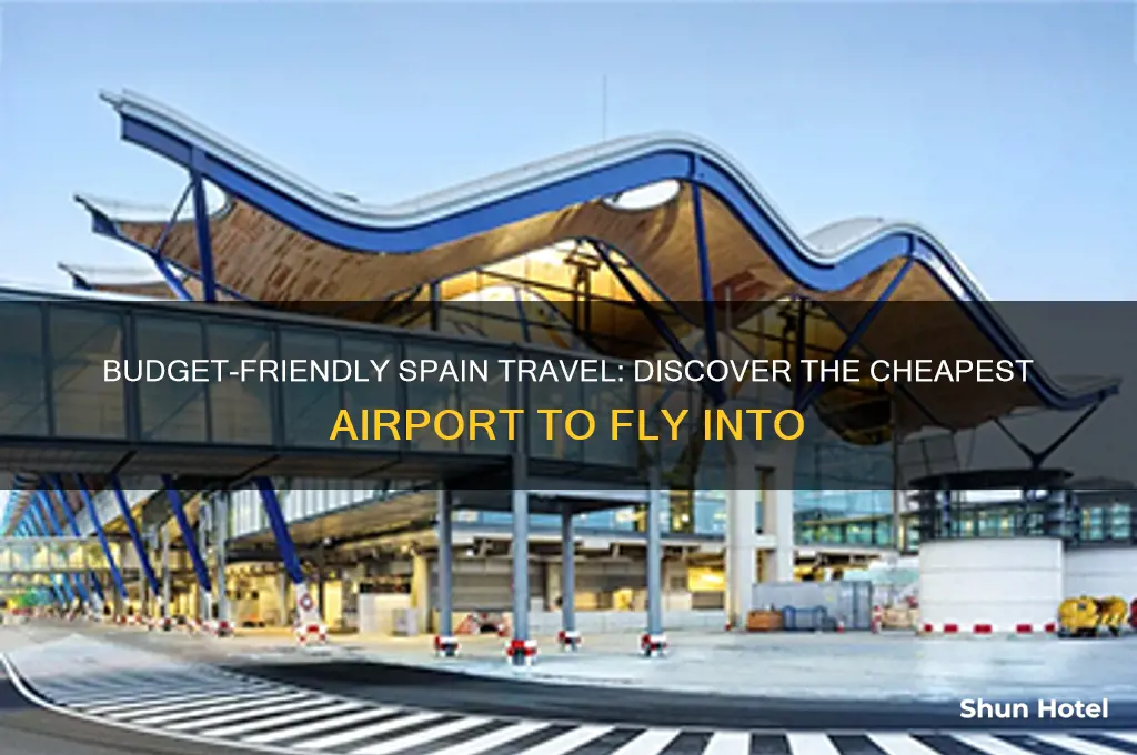 what is the cheapest airport to fly into in spain