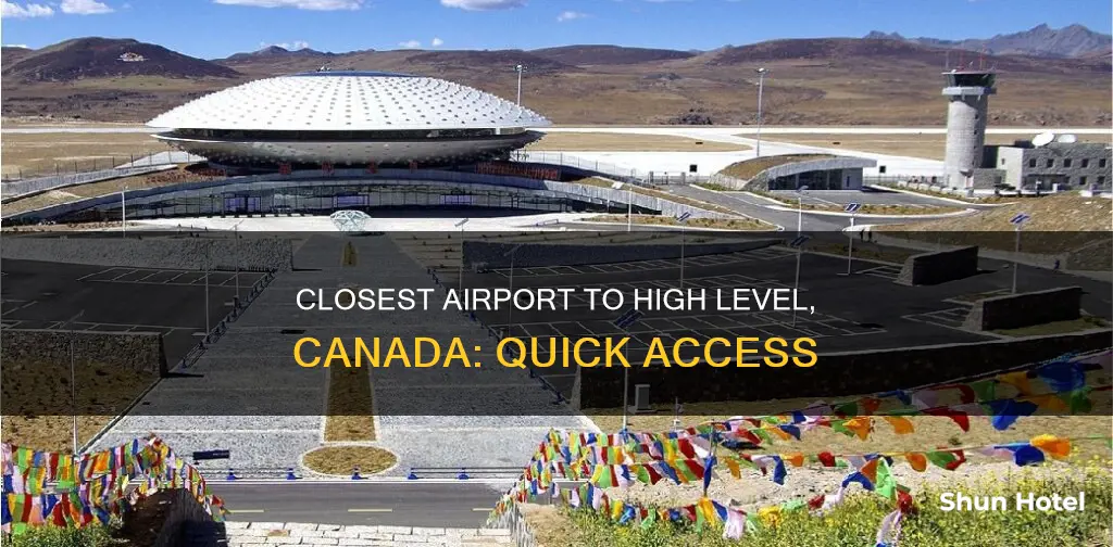 what is the closes airport to high level canada