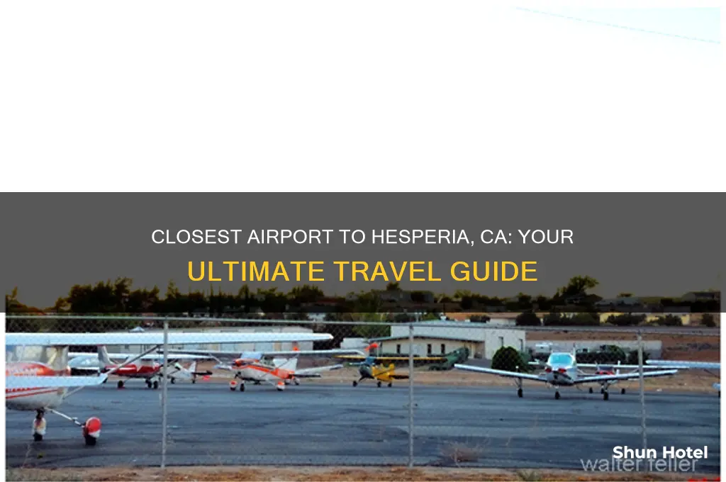 what is the closest airport from hesperia ca