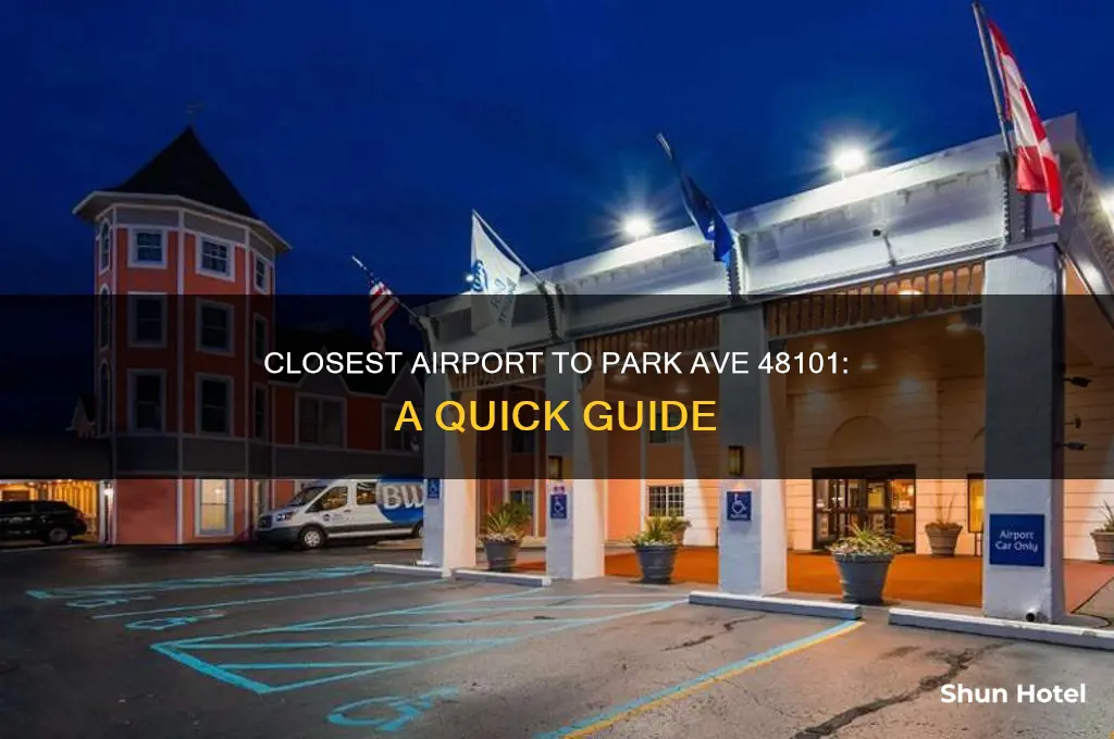 what is the closest airport to 6842 park ave 48101