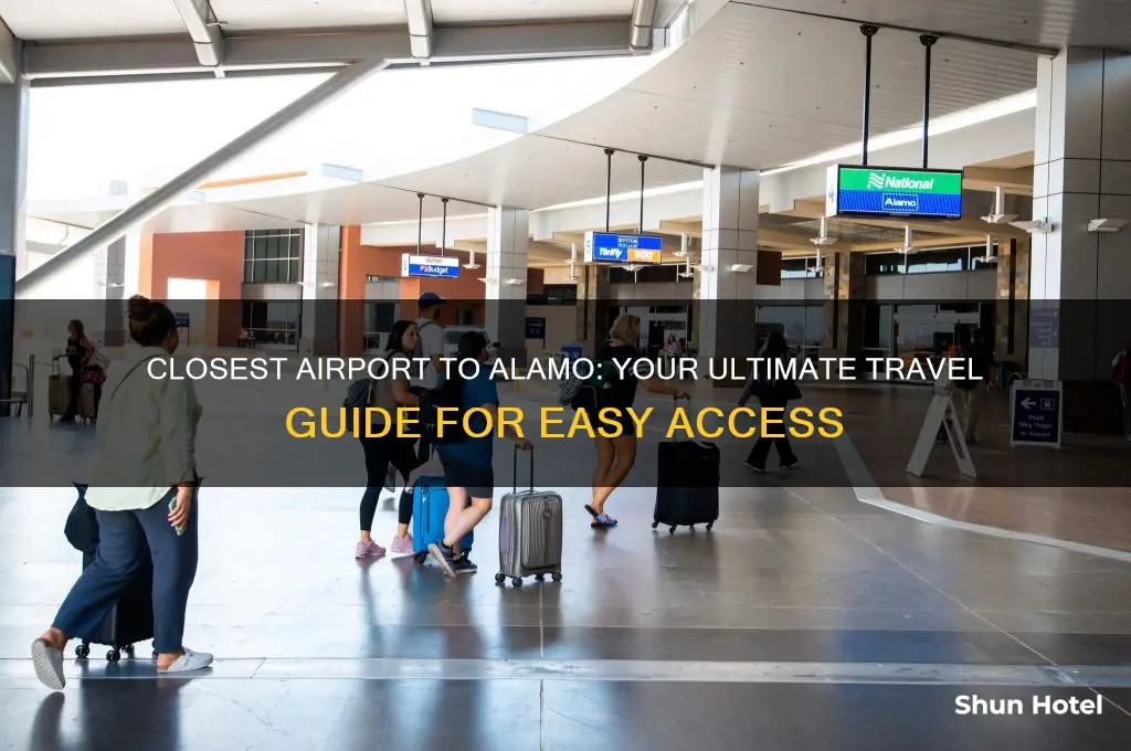 what is the closest airport to alamo