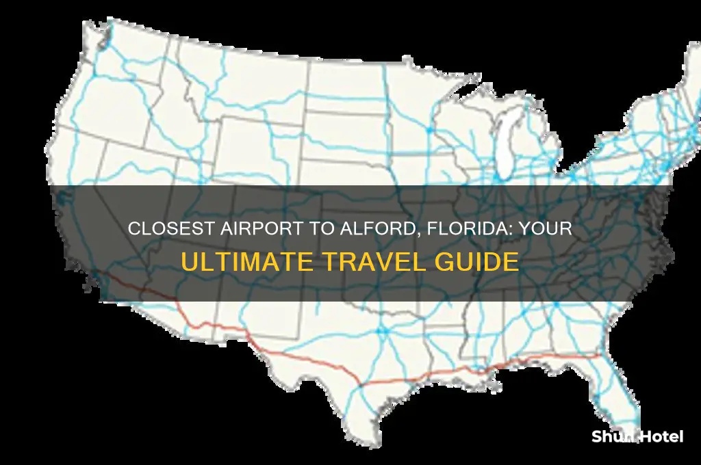 what is the closest airport to alford florida