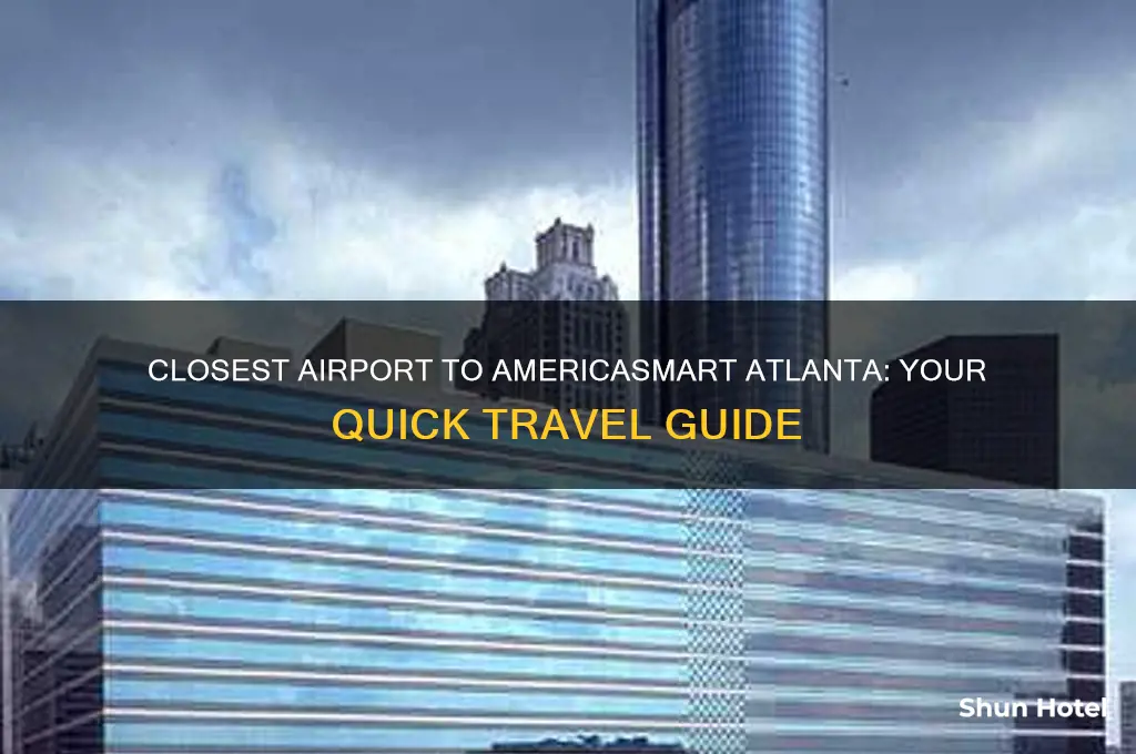 what is the closest airport to americasmart in atlanta ga