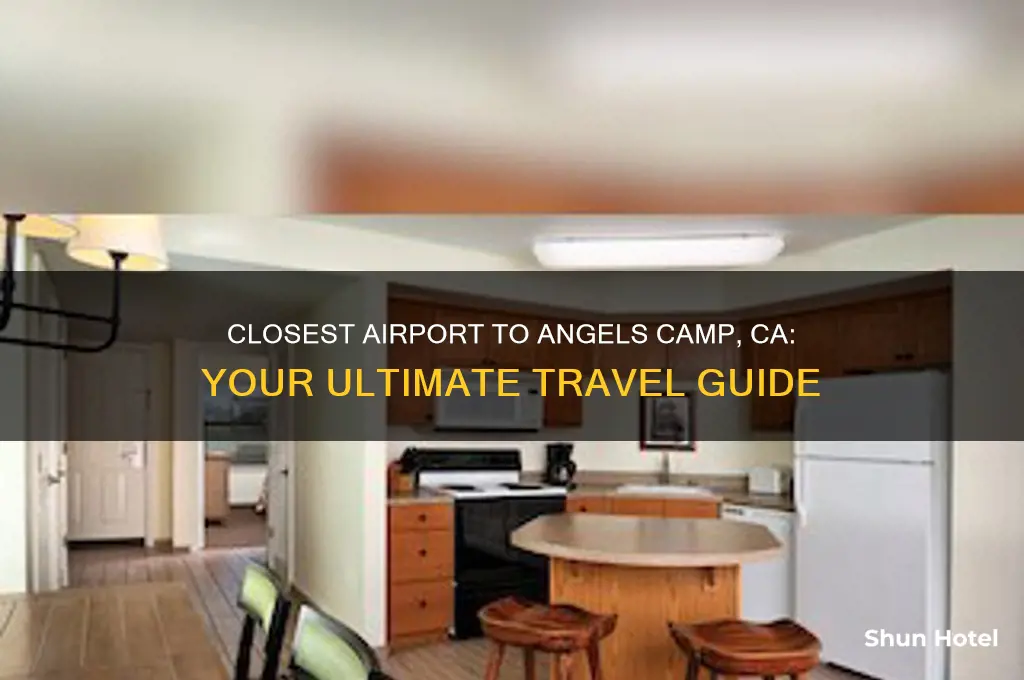 what is the closest airport to angels camp ca