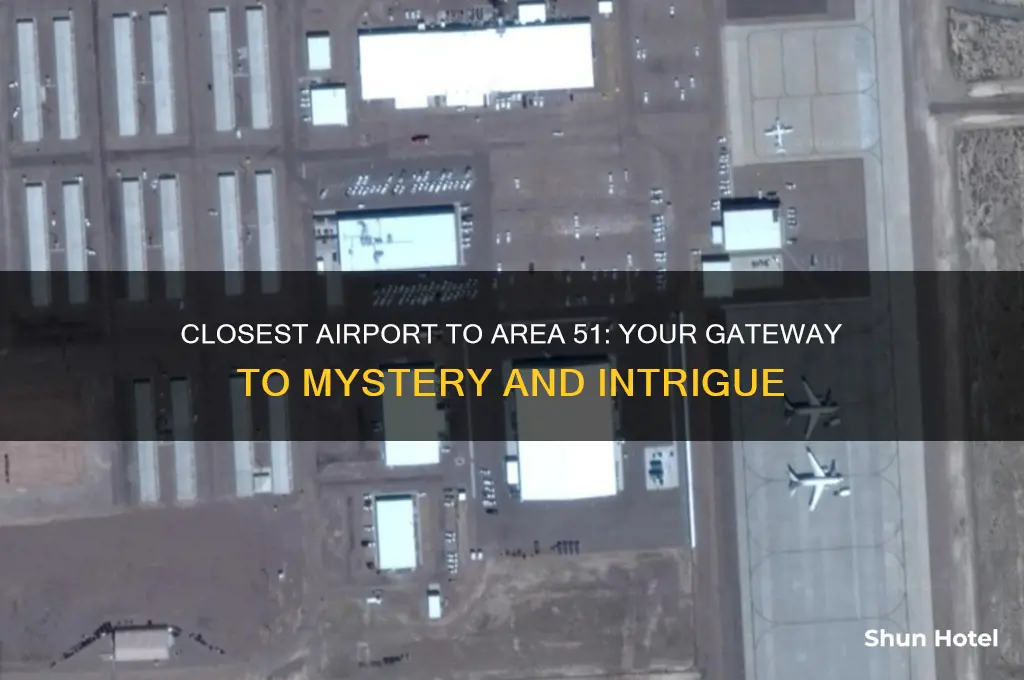 what is the closest airport to area 51