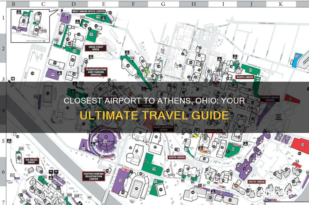 what is the closest airport to athens ohio