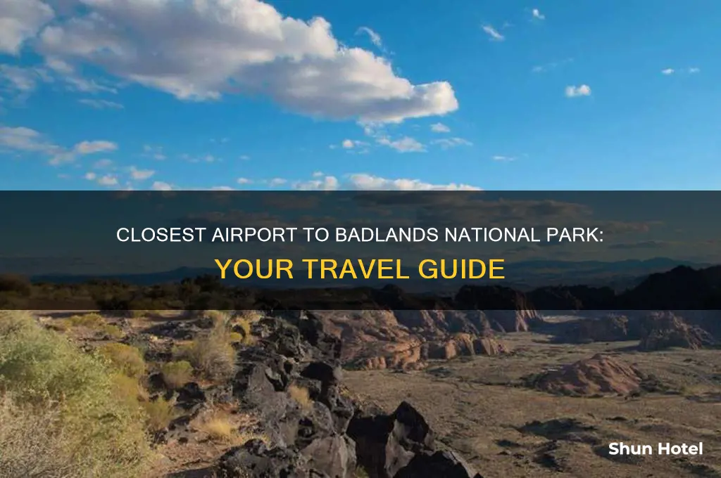what is the closest airport to badlands national park