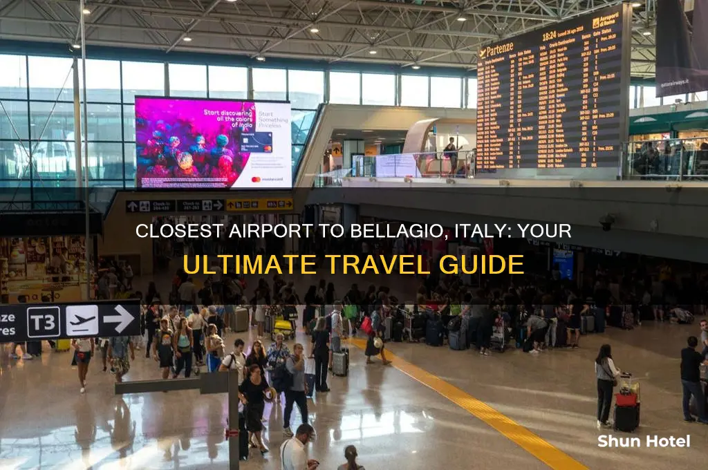 what is the closest airport to bellagio italy
