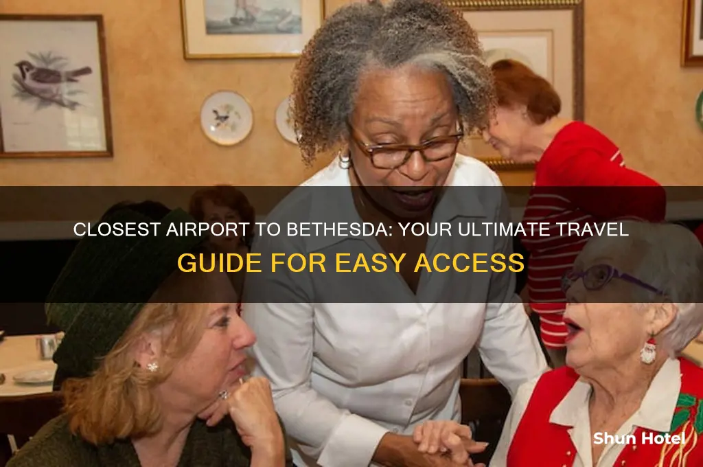 what is the closest airport to bethesda