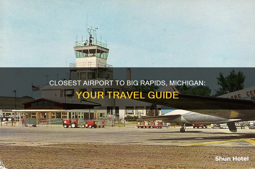what is the closest airport to big rapids michigan