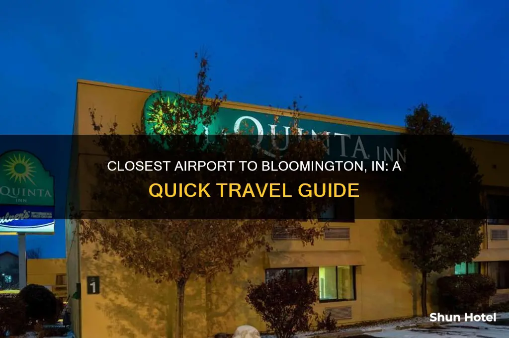 what is the closest airport to bloomington in