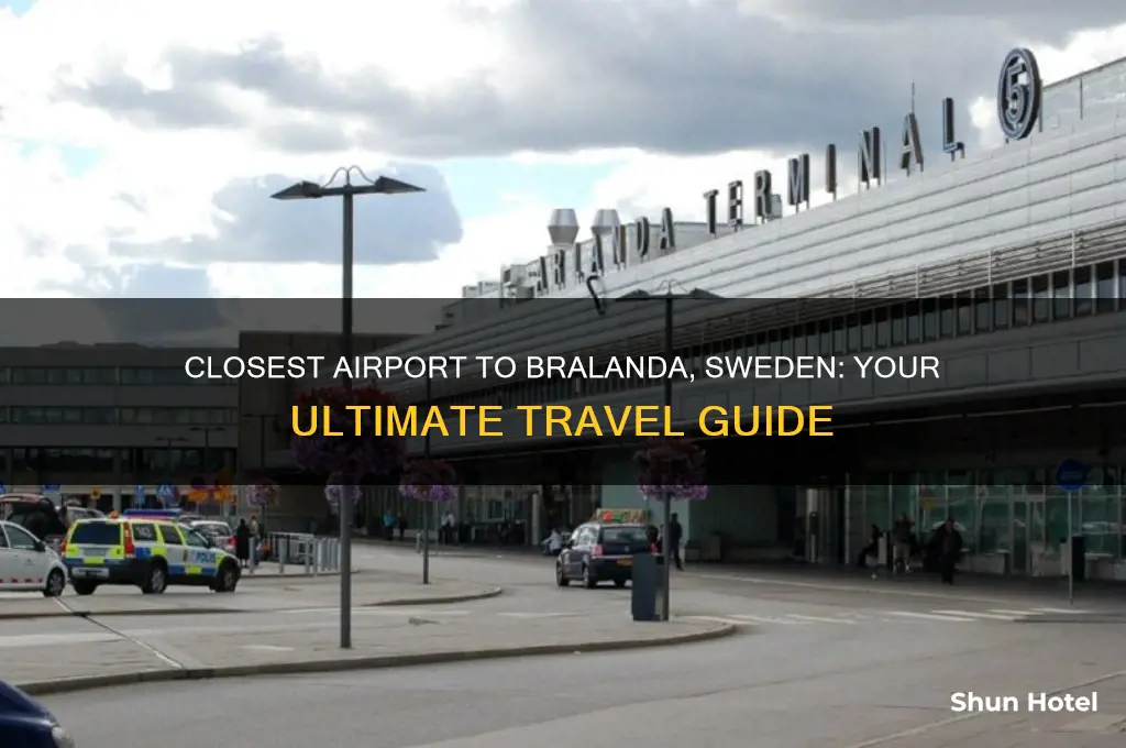 what is the closest airport to bralanda sweden