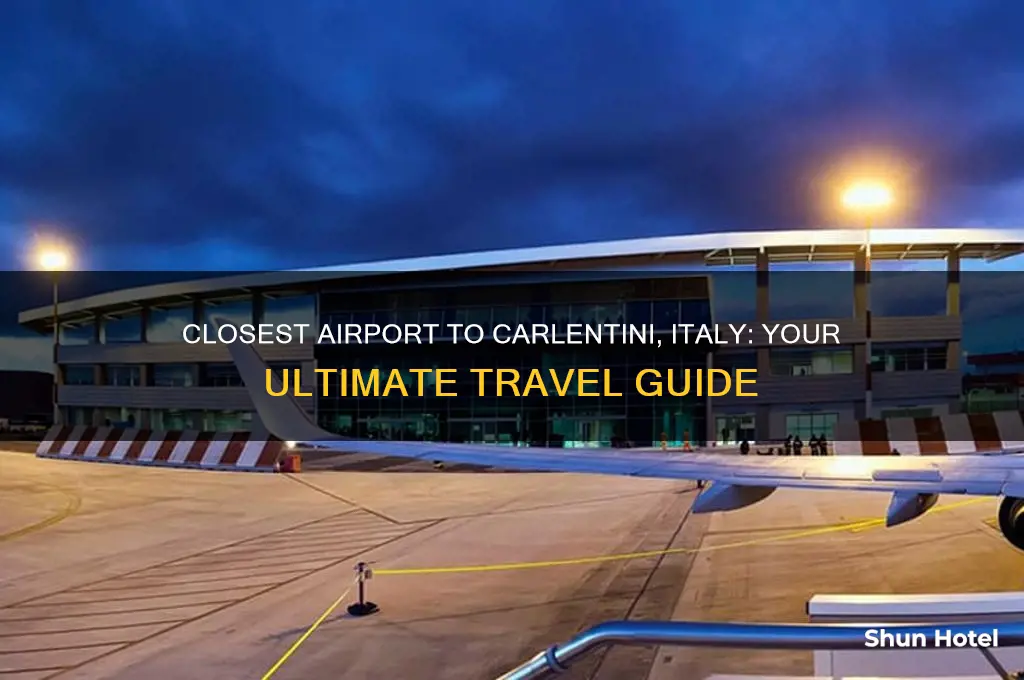what is the closest airport to carlentini italy