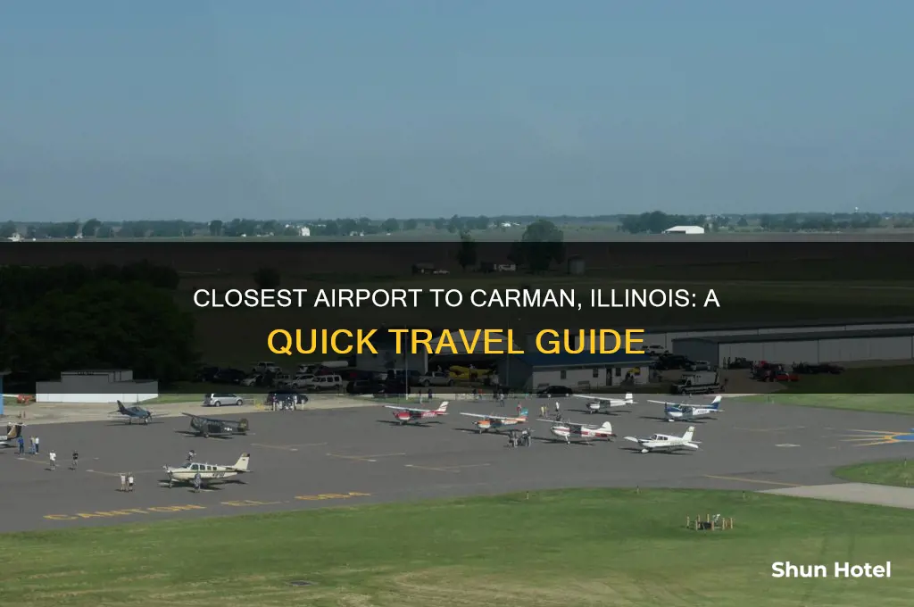 what is the closest airport to carman illinois
