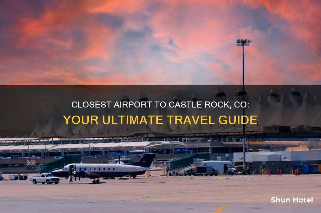 what is the closest airport to castle rock co