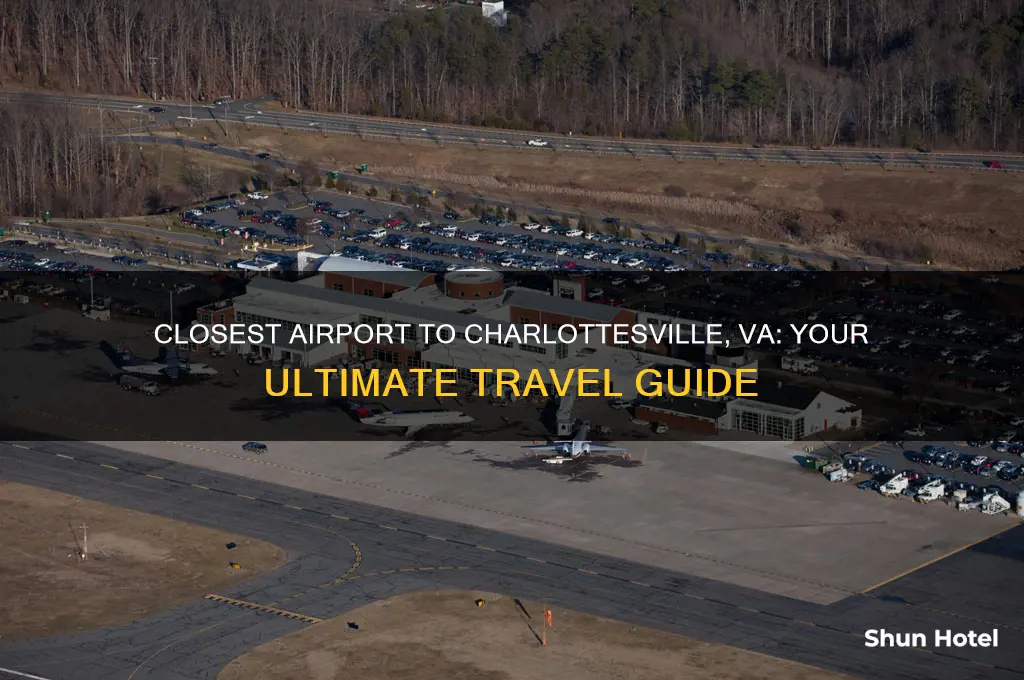 what is the closest airport to charlottesville va