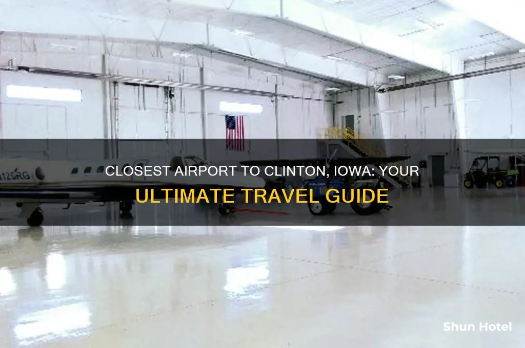 what is the closest airport to clinton iowa