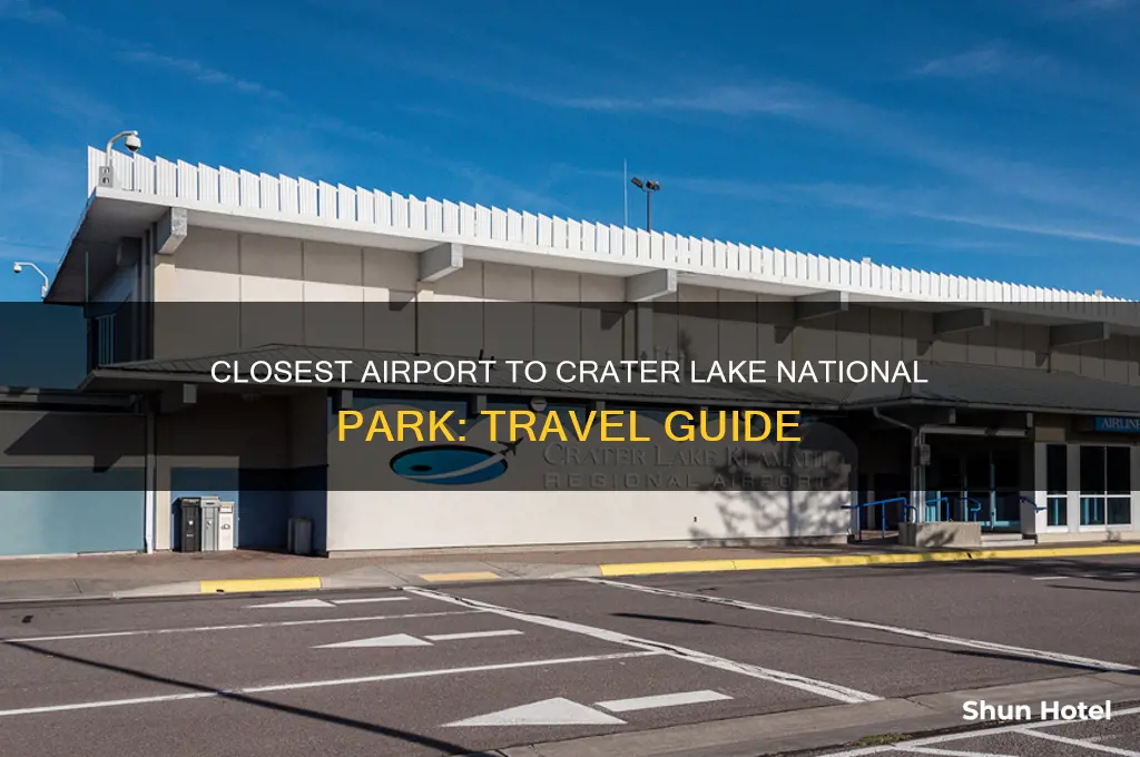 what is the closest airport to crater lake national park