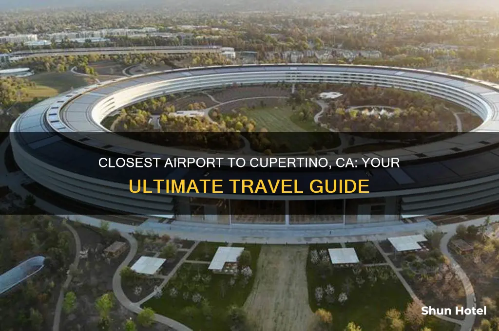 what is the closest airport to cupertino ca