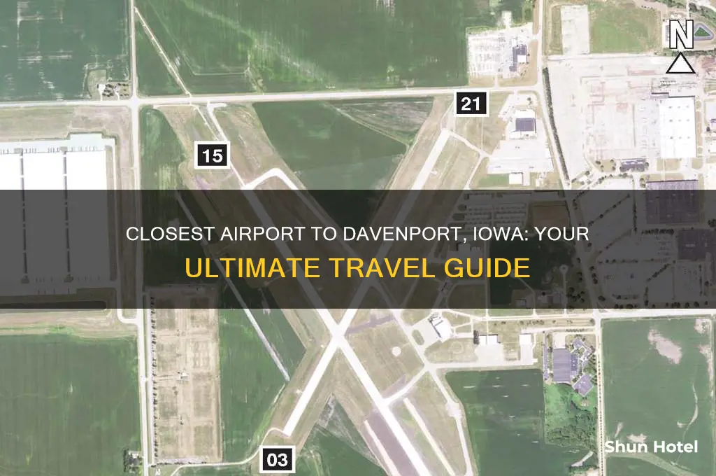 what is the closest airport to davenport iowa