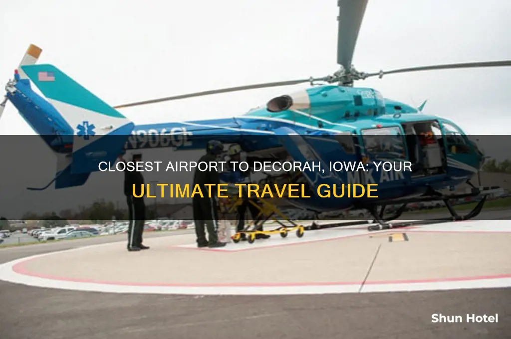 what is the closest airport to decorah iowa