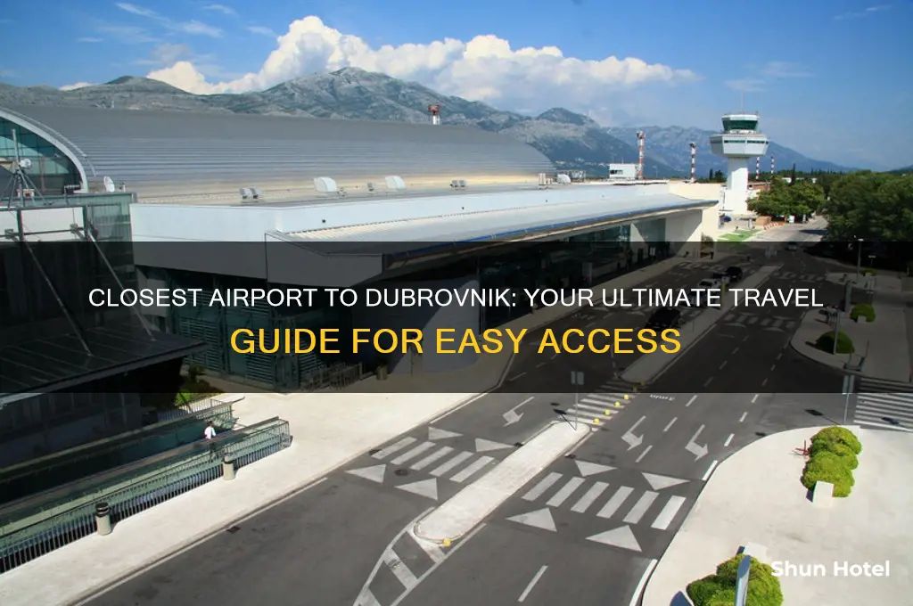 what is the closest airport to dubrovnik