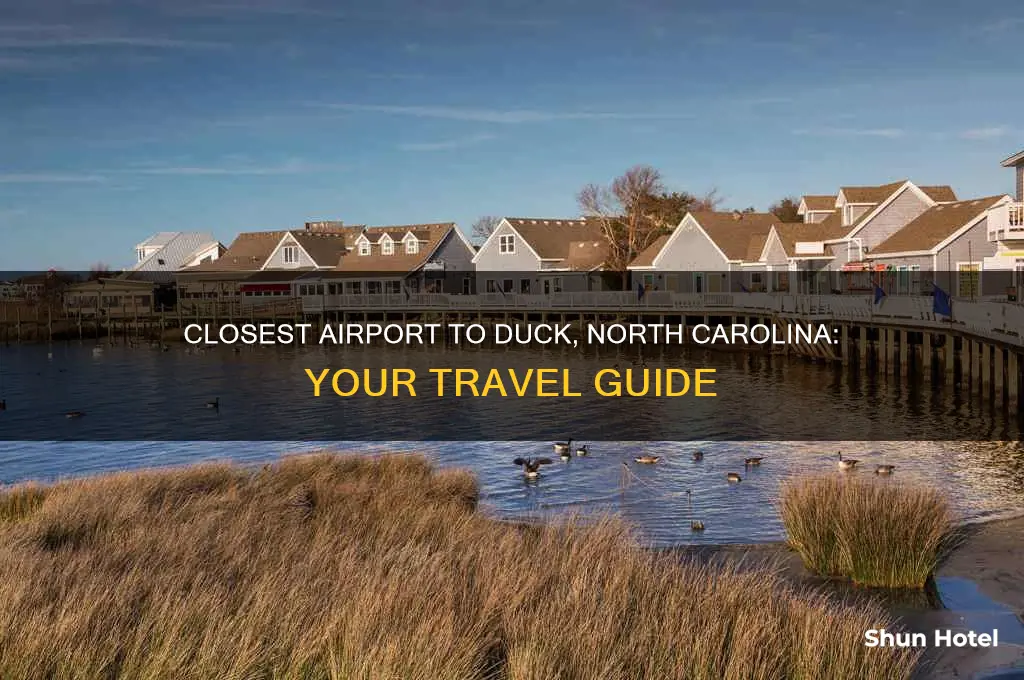 what is the closest airport to duck north carolina
