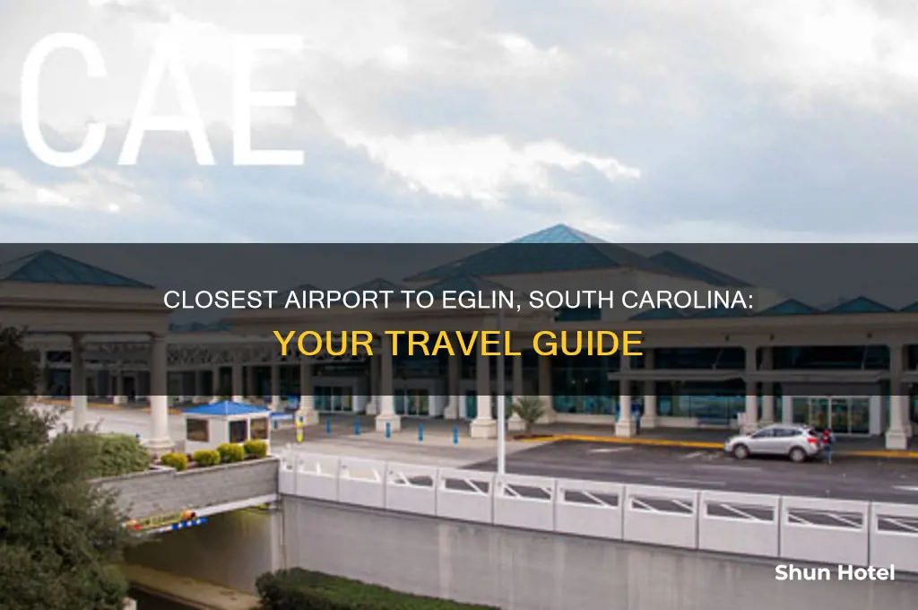 what is the closest airport to eglin south carolina