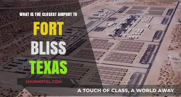 Closest Airport to Fort Bliss, Texas: Your Ultimate Travel Guide