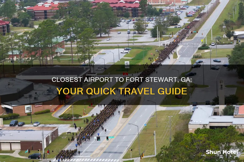 what is the closest airport to fort stewart ga